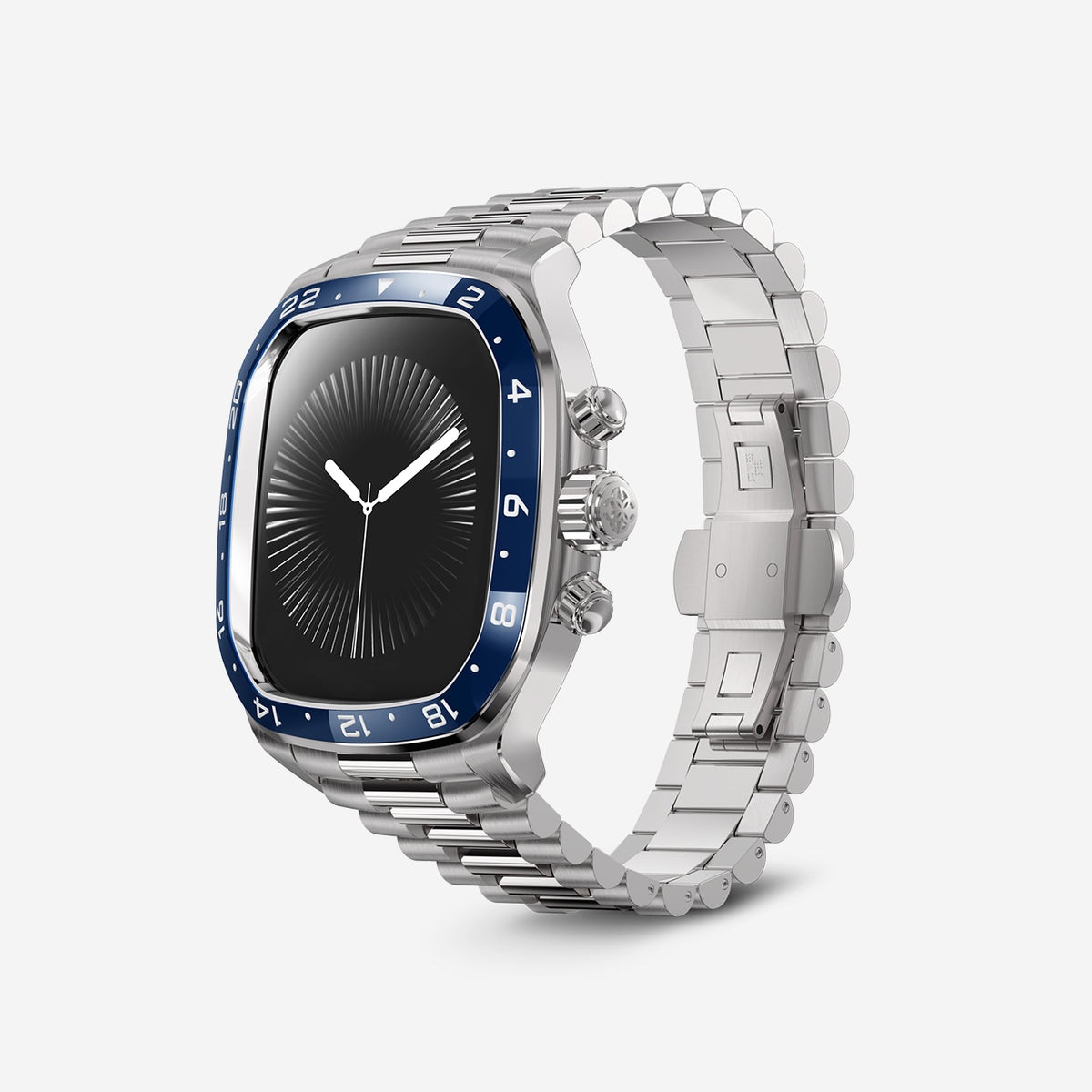 Apple Watch Case - CRCS46 Silver/Blue – ゴールデンコンセプト