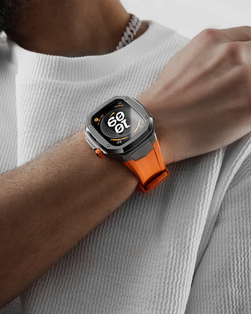 Apple Watch Case / SPIII45 - Sunset Orange – ゴールデン Apple Watch Case / SPIII45 - Sunset Orange – ゴールデン