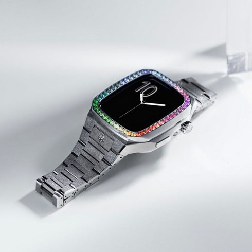 Apple Watch Case - EVF41 - RAINBOW Silver