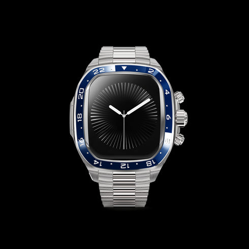 Apple Watch Case - CRCS46 Silver/Blue