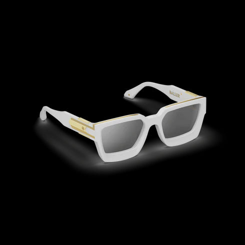 Sunglasses - Baller - White / Gold