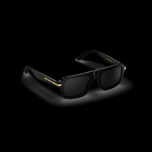 Sunglasses - Dude - Black / Gold