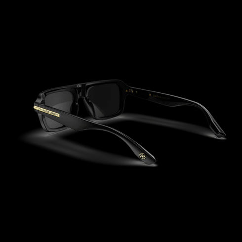 Sunglasses - Dude - Black / Gold