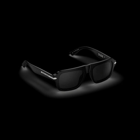 Sunglasses - Dude - Black / Silver