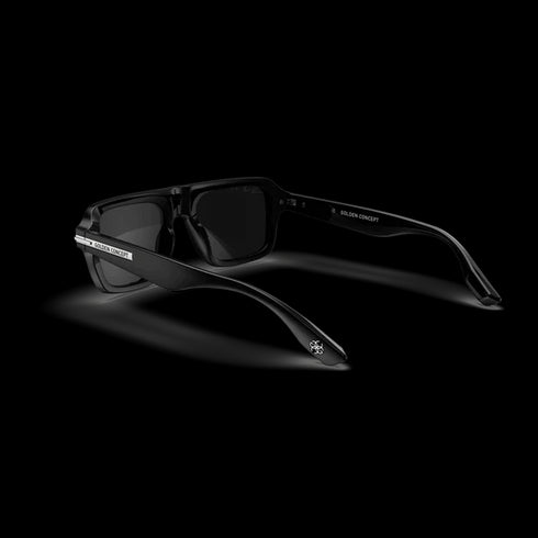 Sunglasses - Dude - Black / Silver