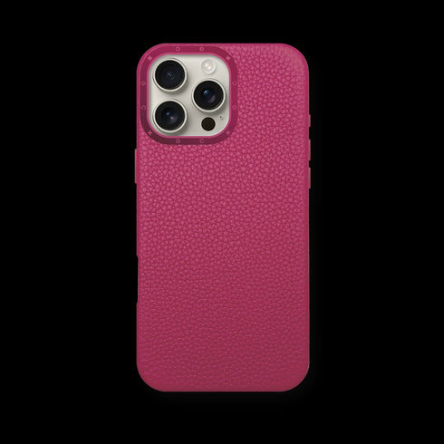 iPhone Case 16 / Full-Grain Leather - Orchidea