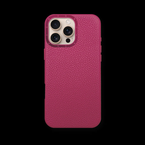 iPhone Case 16 / Full-Grain Leather - Orchidea
