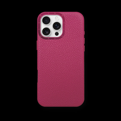 iPhone Case 16 / Full-Grain Leather - Orchidea