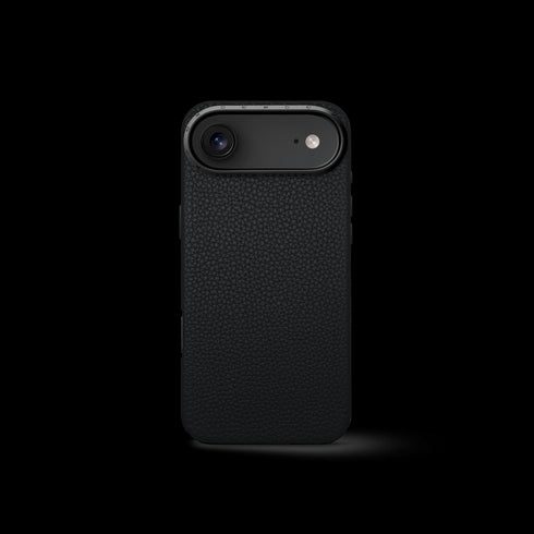 iPhone Case 17 - Full-Grain Leather - Black