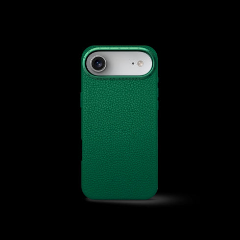 iPhone Case 17 - Full-Grain Leather - Evergreen