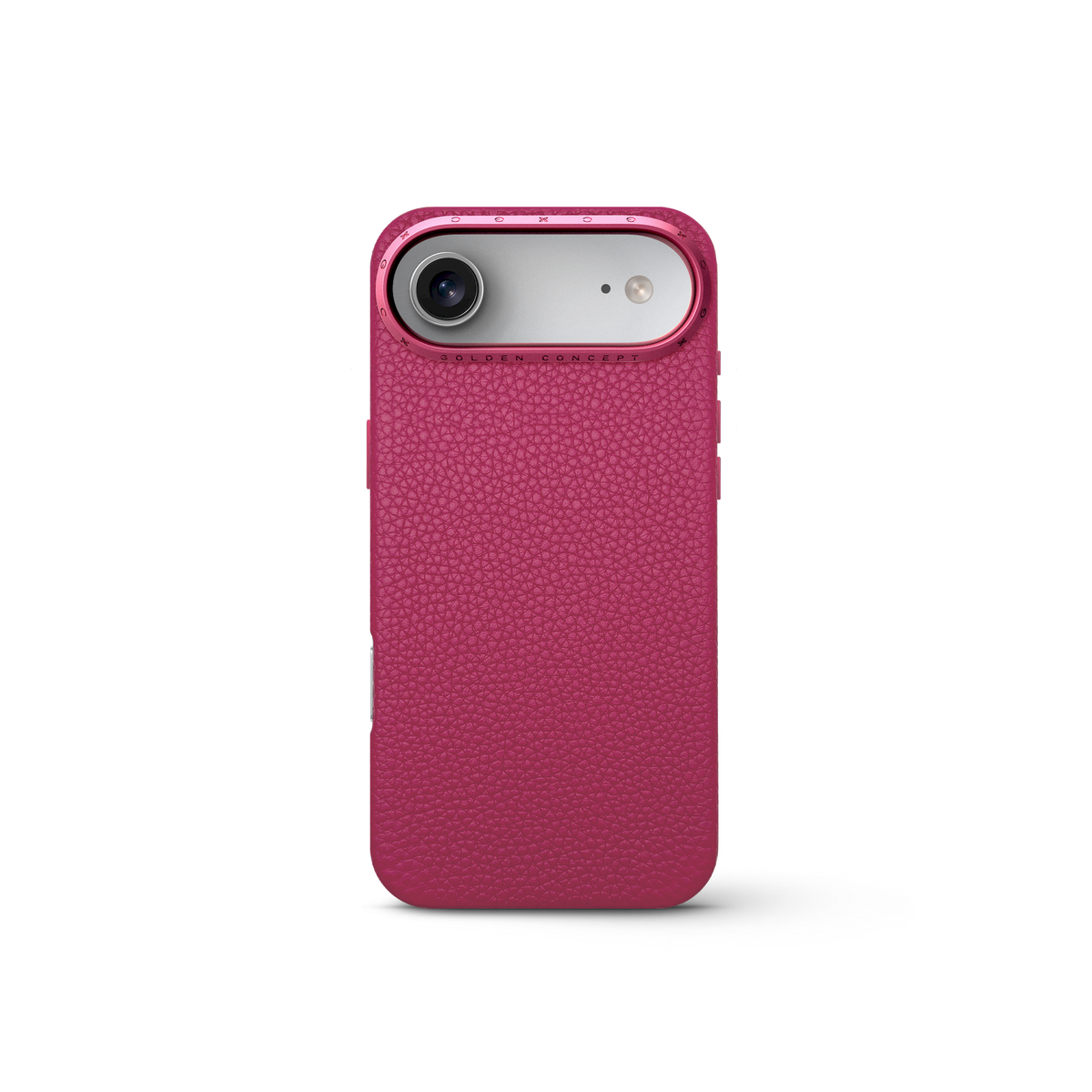 Pink Leather Case for iPhone 17 Pro, Pro Max & Air | GOLDEN