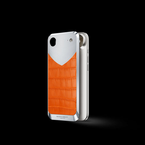 iPhone Case / RST17 - Magnetic Shield Alligator Edition - Matte Orange