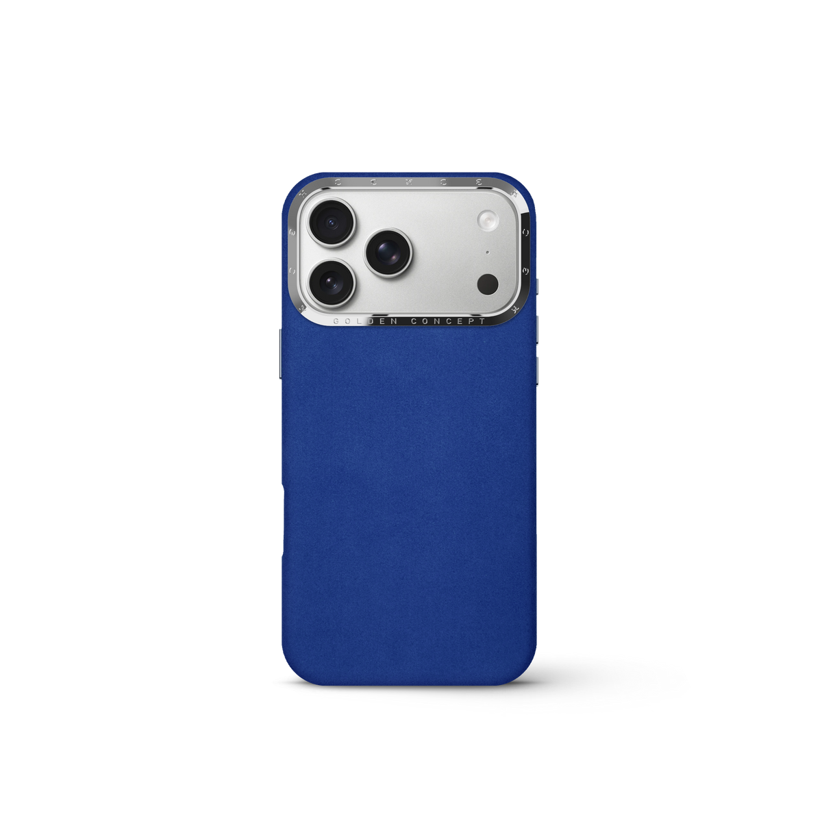 Blue Leather Case for iPhone 17 Pro, Pro Max & Air | GOLDEN