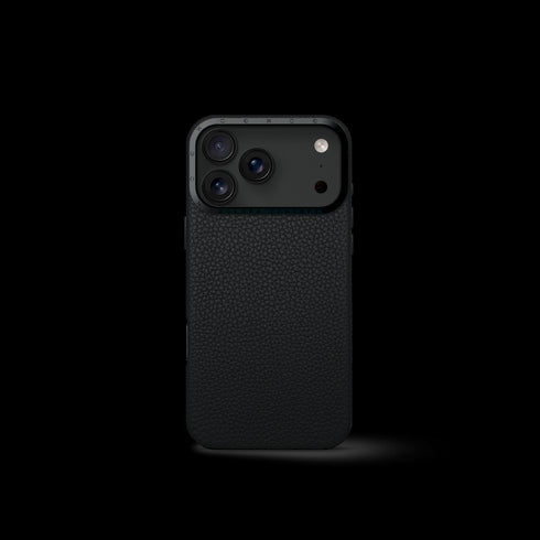 iPhone Case 17 - Full-Grain Leather - Black