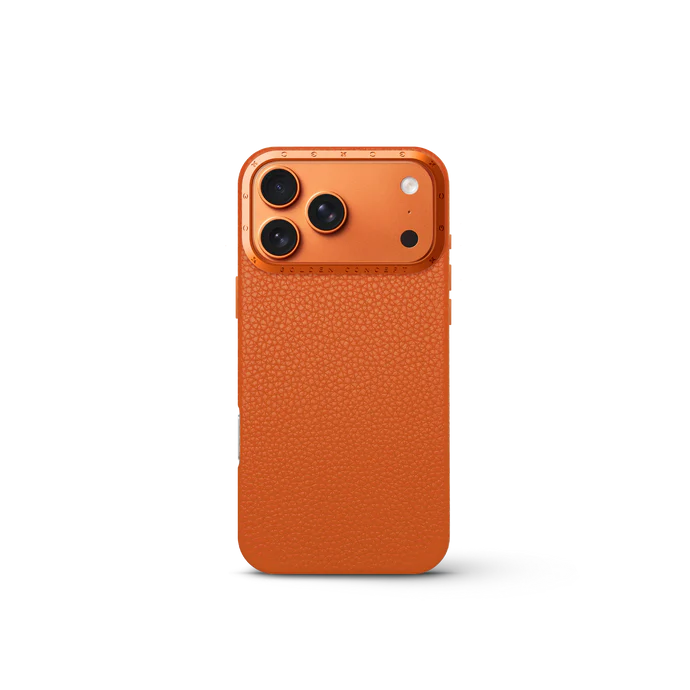 Deep Blue Leather Case, iPhone 17 Pro, Pro Max & Air | GOLDEN