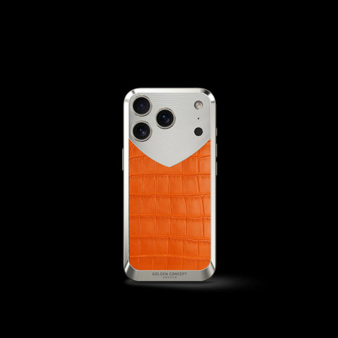 iPhone Case / RST17 - Magnetic Shield Alligator Edition - Matte Orange