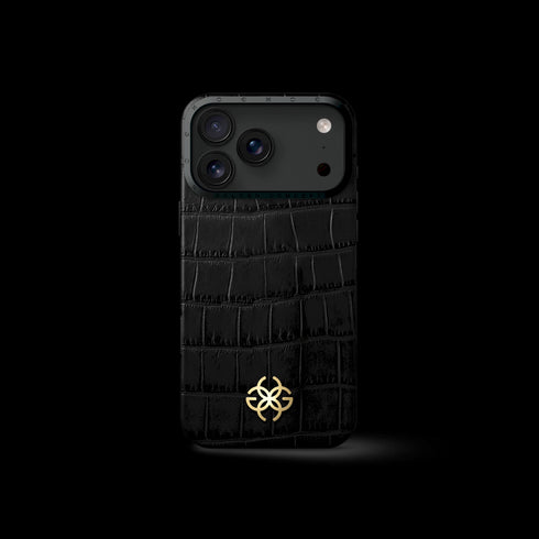 iPhone Case 17 - Embossed Croco Logo