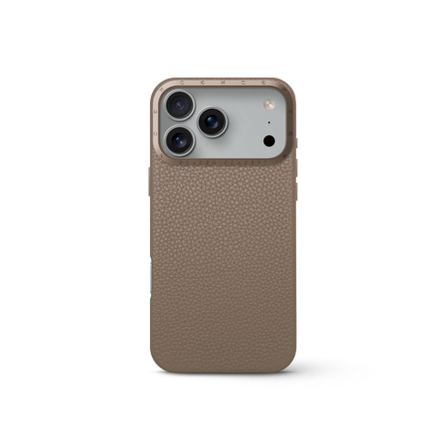 iPhone Case 17 - Full-Grain Leather - Sand