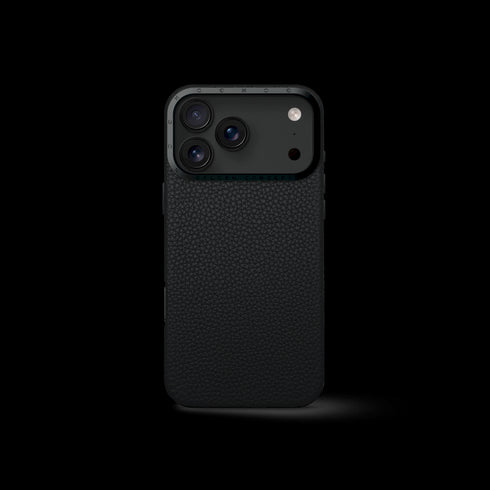 iPhone Case 17 - Full-Grain Leather - Black