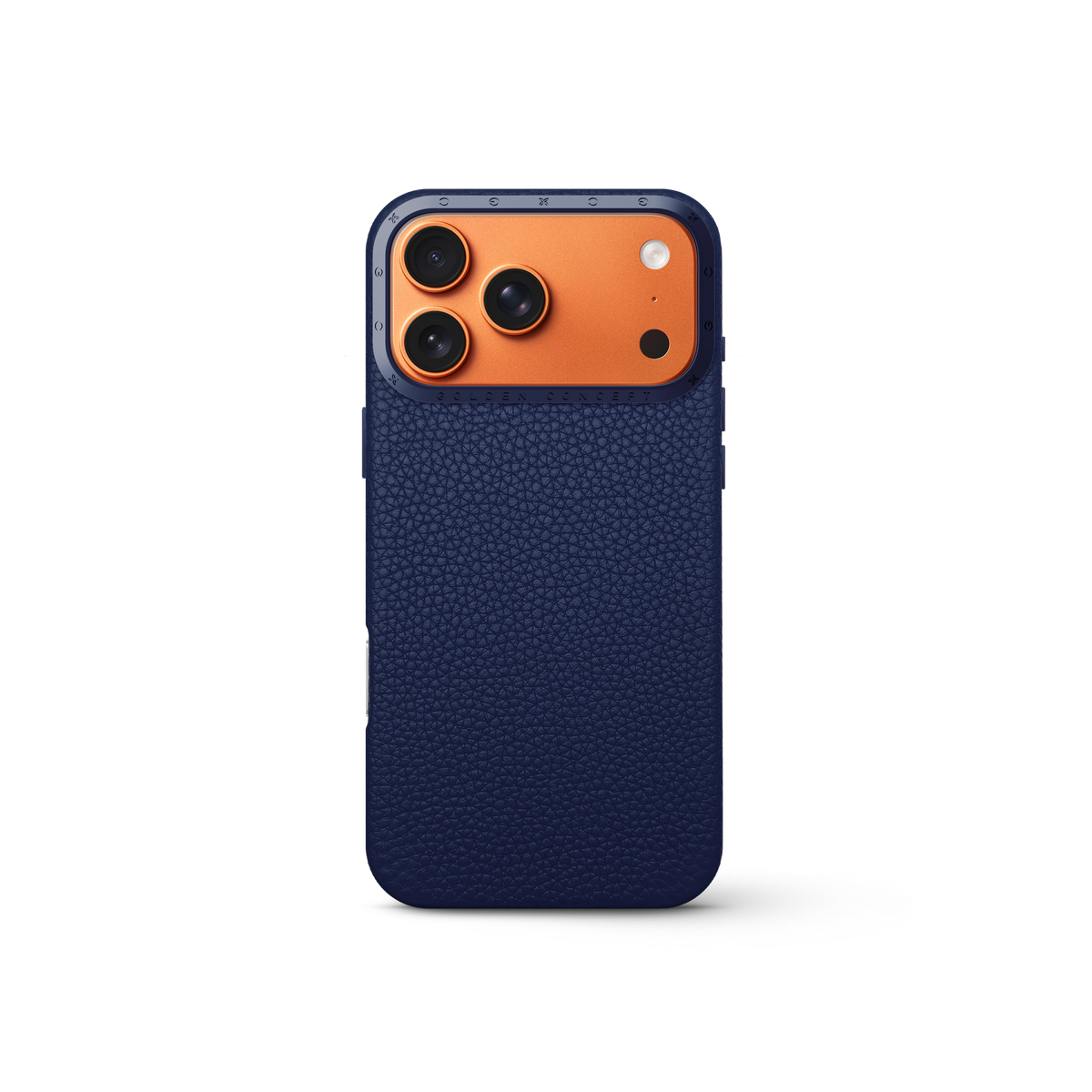Deep Blue Leather Case, iPhone 17 Pro, Pro Max & Air | GOLDEN Deep Blue Leather Case, iPhone 17 Pro, Pro Max & Air | GOLDEN