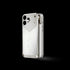 iPhone Case / RST17 - Magnetic Shield Marble Edition - Bianca Carrara - Silver
