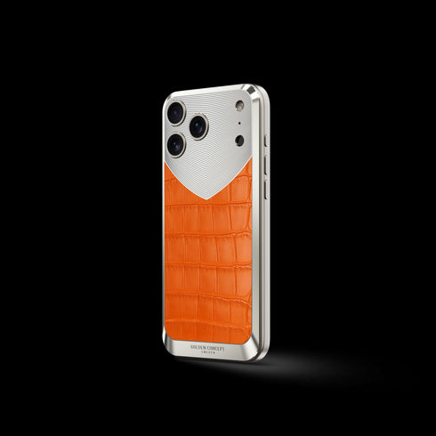 iPhone Case / RST17 - Magnetic Shield Alligator Edition - Matte Orange