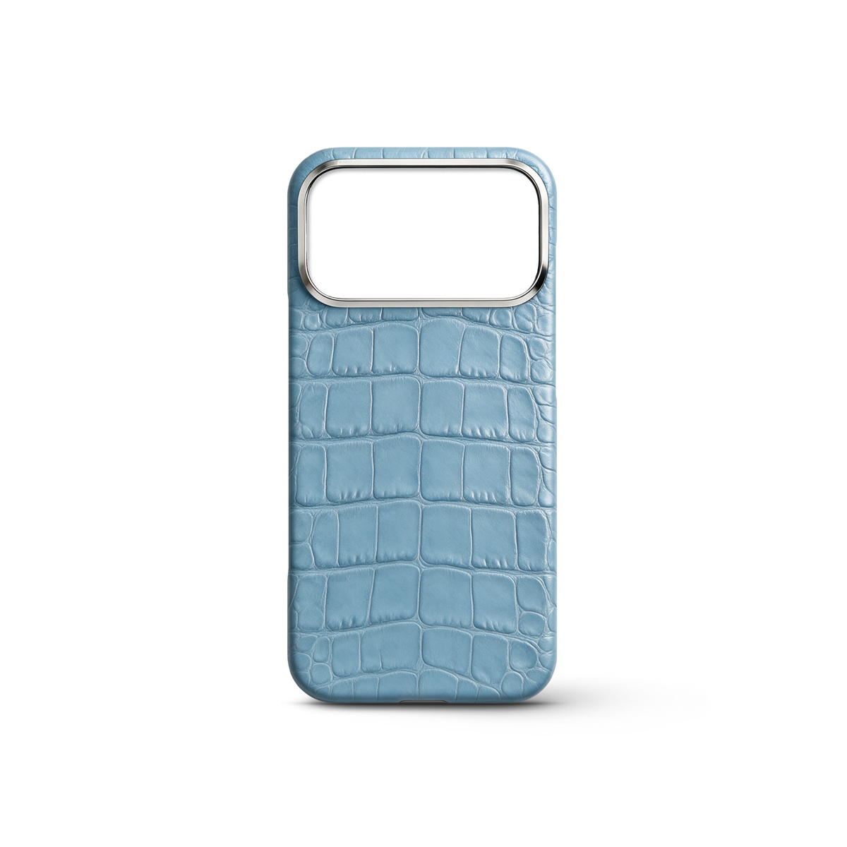 Light Blue Exotic Alligator iPhone 18 Pro Case | GOLDEN CONCEPT