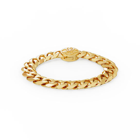 GOLDEN CONCEPT Cuban 13MM ゴールド ブレスレット 18K PVD Bracelet - Cuban 13 MM - Gold – ゴールデンコンセプト公式サイト