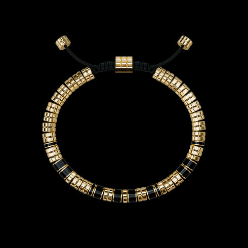 Bracelet - EV - Gold - Black