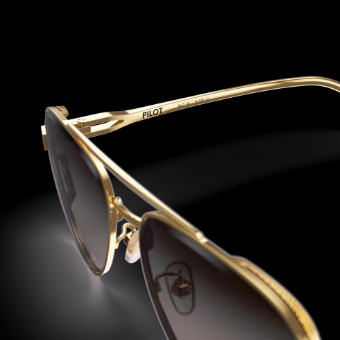 Sunglasses - Pilot Gold