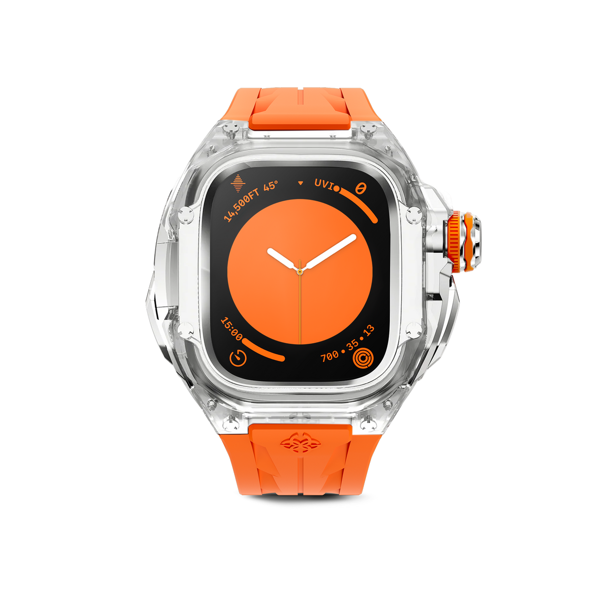 Racing Sport Transparent 49mm - Sunset Orange | GOLDEN CONCEPT Racing Sport Transparent 49mm - Sunset Orange | GOLDEN CONCEPT