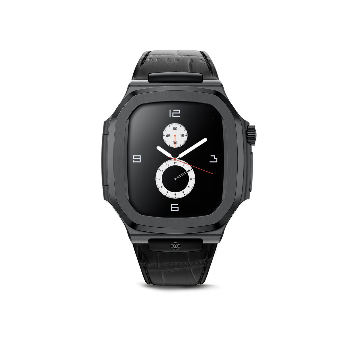 Apple Watch Case - ROYAL45 - Black Leather – ゴールデンコンセプト
