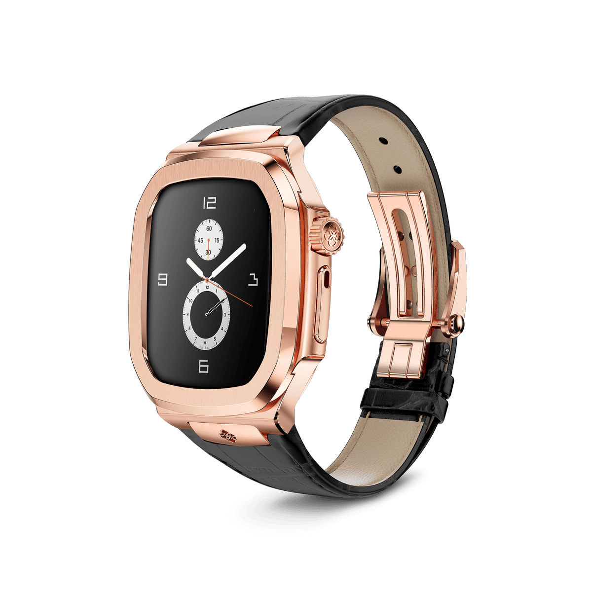 Apple Watch Case - ROL45 - Rose Gold / Black