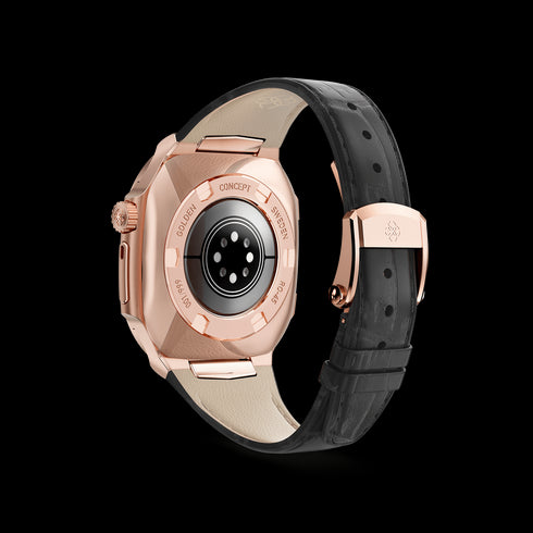 Apple Watch Case - ROL45 - Rose Gold / Black