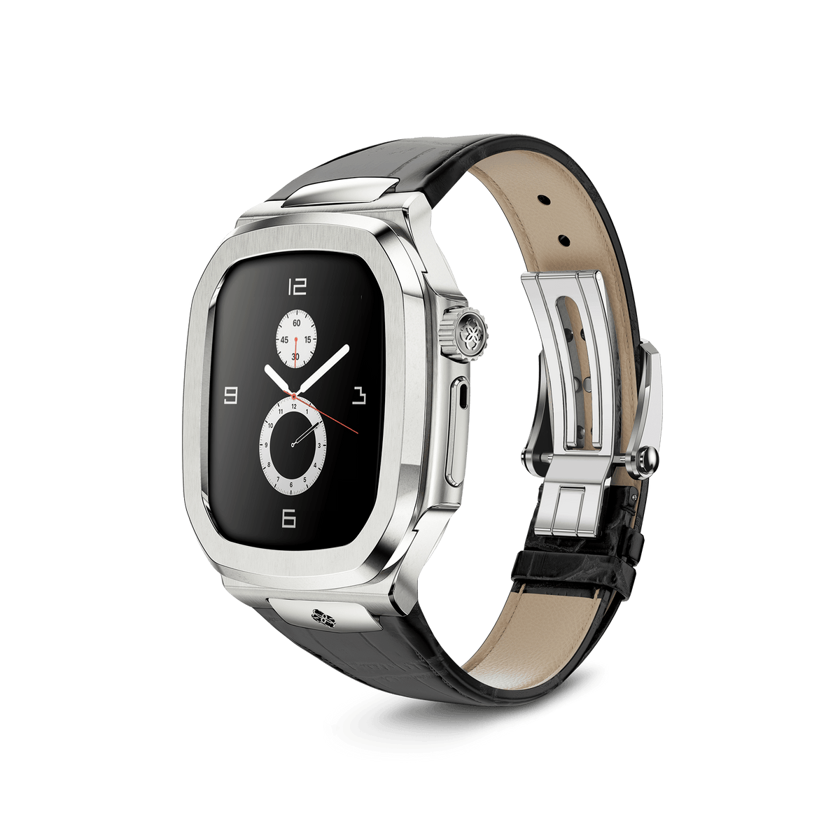 【正規品未使用】ゴールデンコンセプト シルバー/ブラック ゴールデンコンセプトブラック/シルバーApple Watch44ミリ対応!