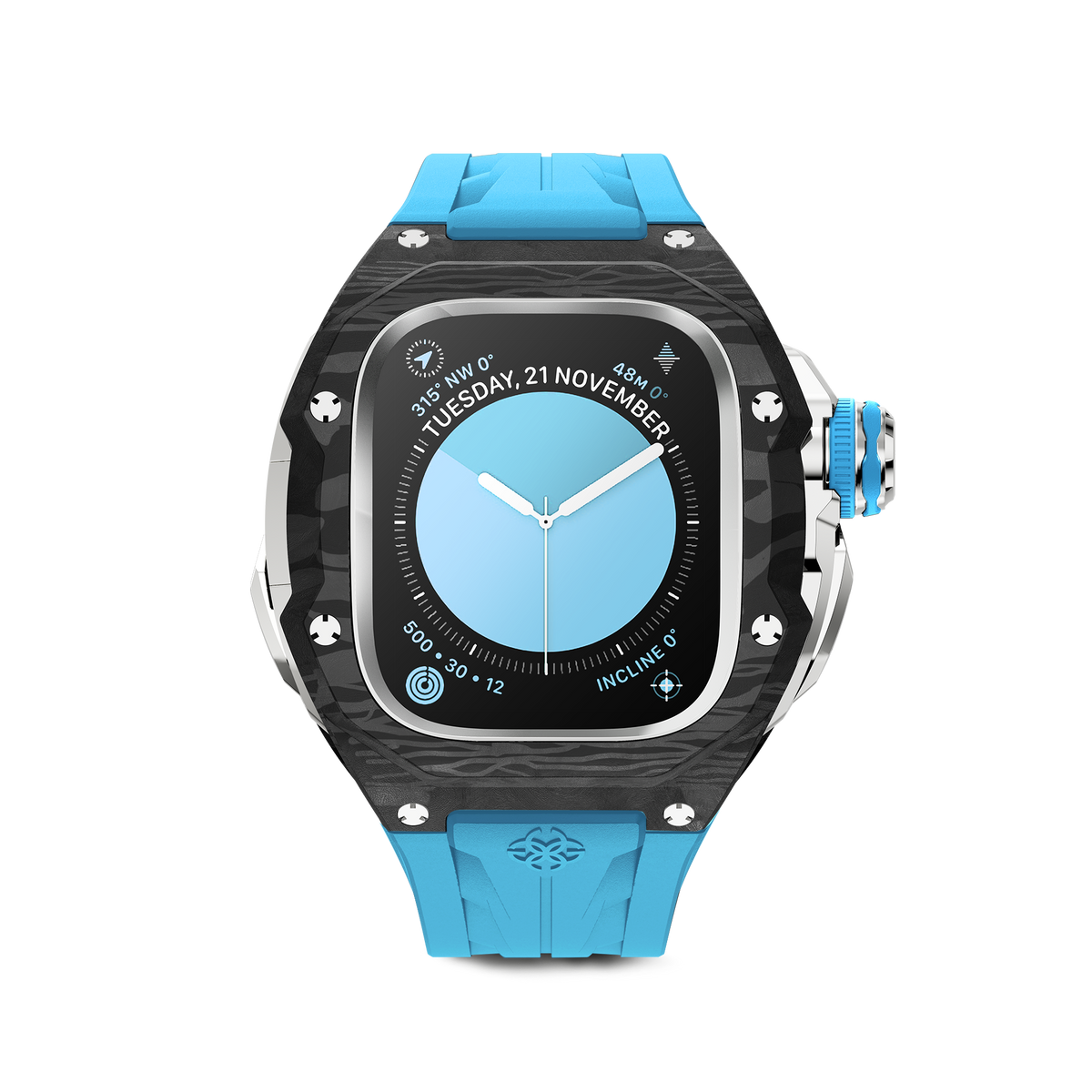 AppleWatch case Racing Carbon Blue 時計 【公式通販】