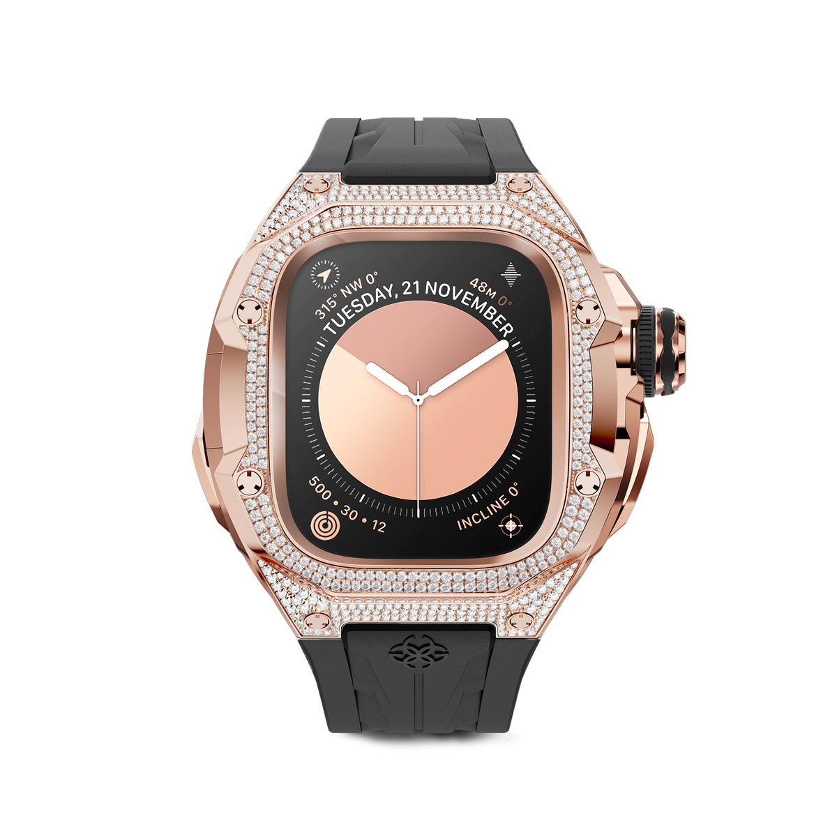 Apple Watch Case / RSTIII49 - AMBER ROSE BLACK – ゴールデン