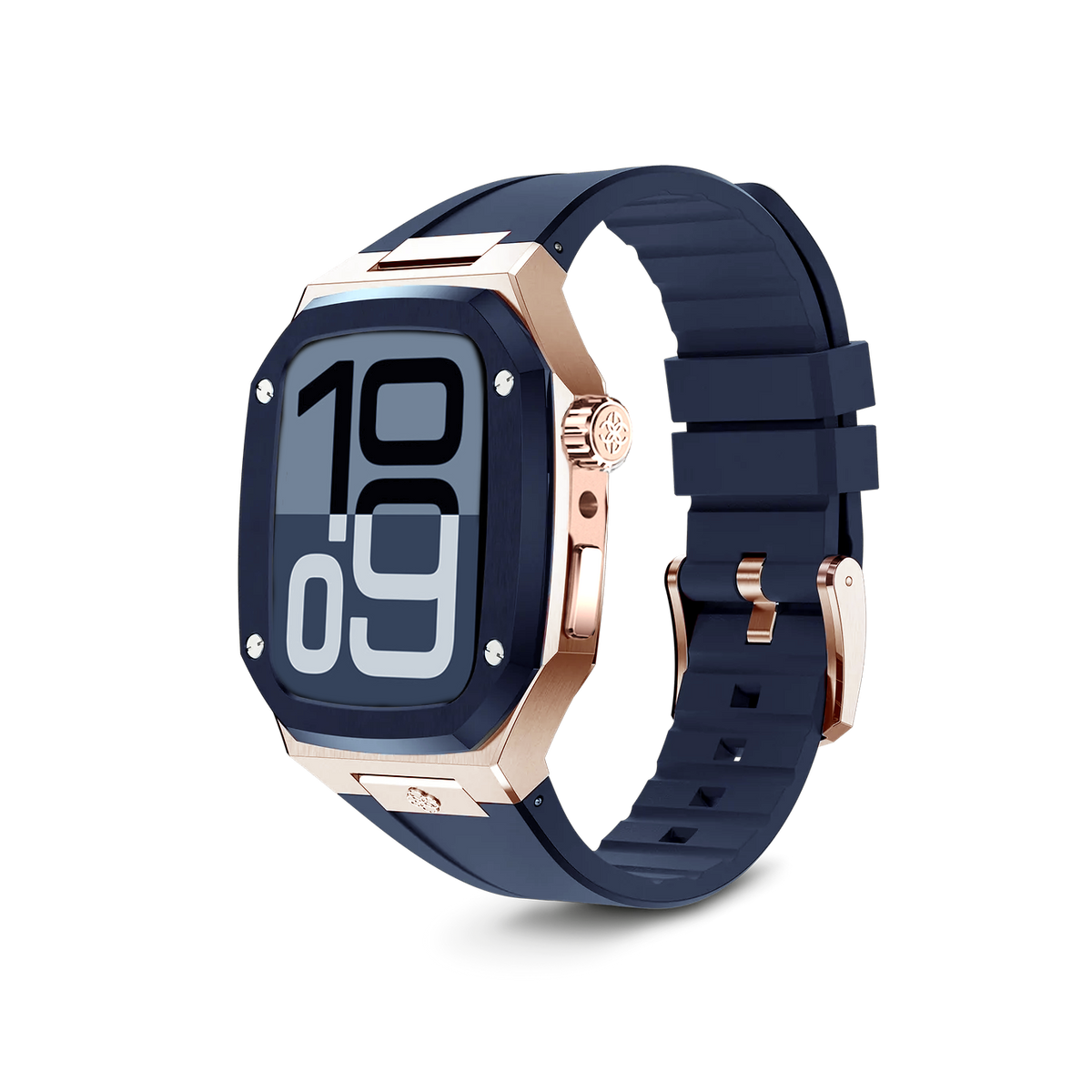 Apple Watch Case - SP44 - Rose Gold / Blue – ゴールデン Apple Watch Case - SP44 - Rose Gold / Blue – ゴールデン