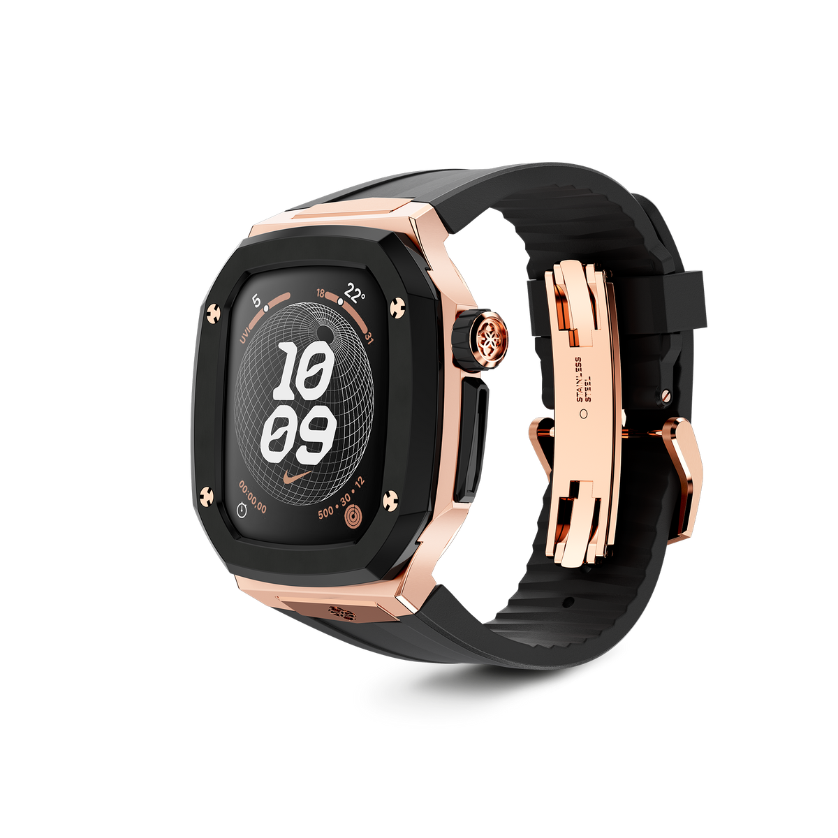 Apple Watch Case - SPIII41 - Rose Gold / Black – ゴールデン ...