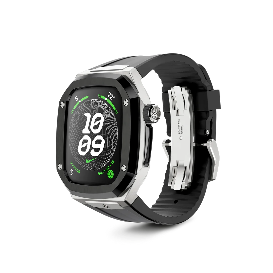 Apple Watch Case - SPIII41 - Silver / Black – ゴールデンコンセプト Apple Watch Case - SPIII41 - Silver / Black – ゴールデンコンセプト