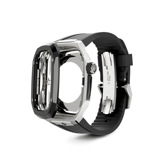 Apple Watch Case - SPIII44|45 - Silver / Black – ゴールデン 