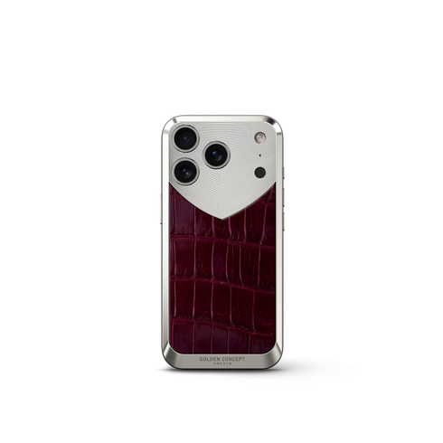 iPhone Case / RST17 - Magnetic Shield Alligator Edition - Maroon