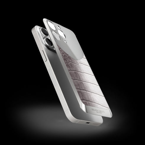 iPhone Case / RST16 - Magnetic Shield Crocodile Edition - Himalaya