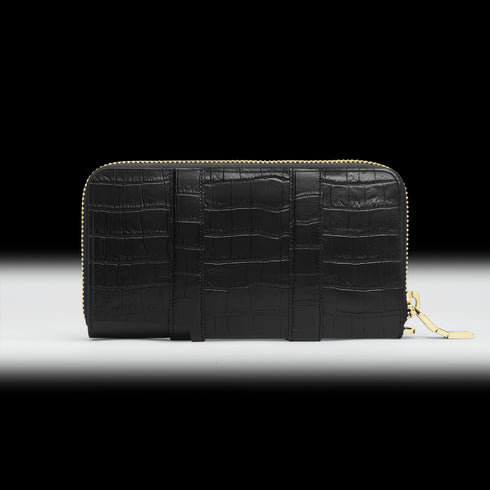 Zippy Wallet / Croco Embossed