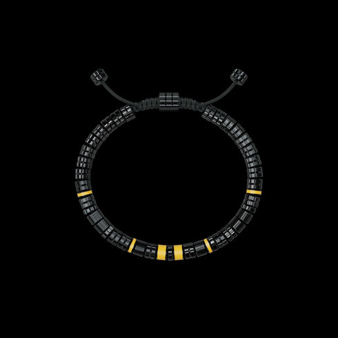 Bracelet - EV - Black - Modena Yellow