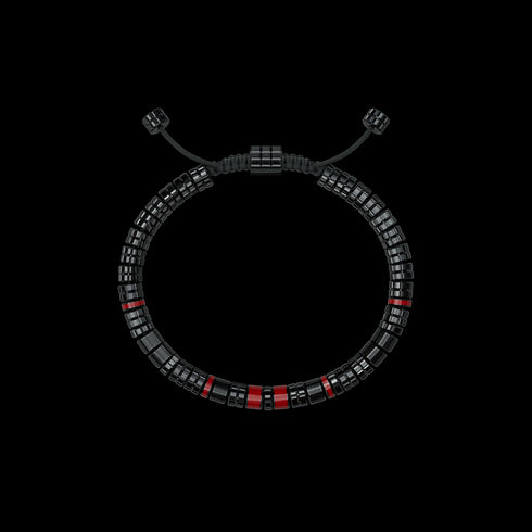 Bracelet - EV - Black - Rosso Corsa