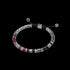 Bracelet - EV - Silver - Red & Blue