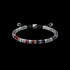 Bracelet - EV - Silver - Red & Blue