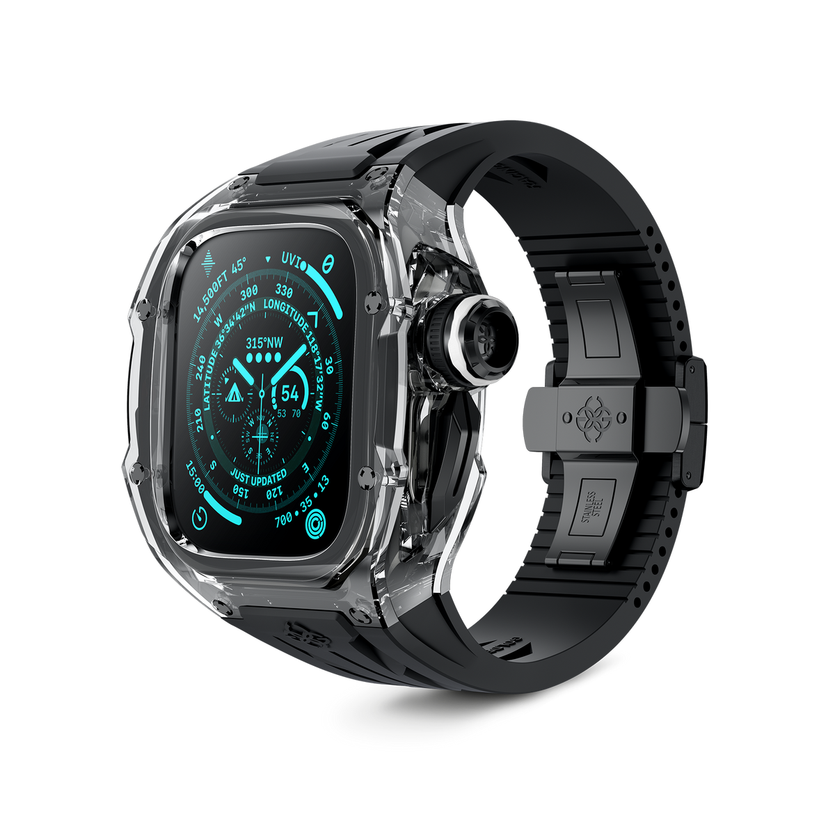 Apple Watch Case - RSTR49 - SMOKEY BLACK – ゴールデンコンセプト