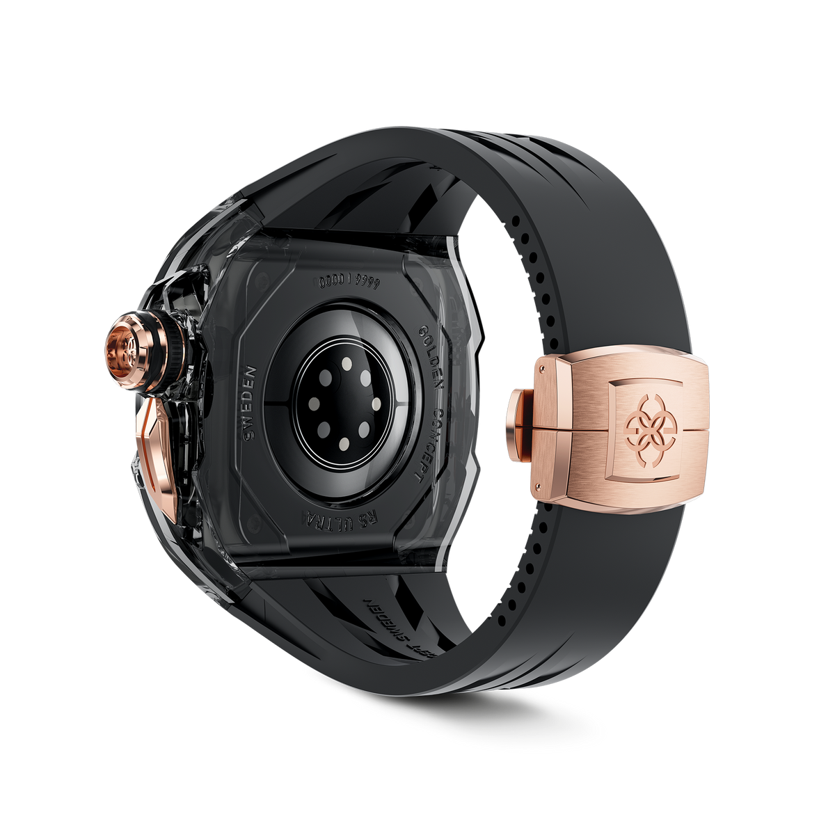 Apple Watch Case - RSTR49 - SMOKEY BLACK ROSE GOLD